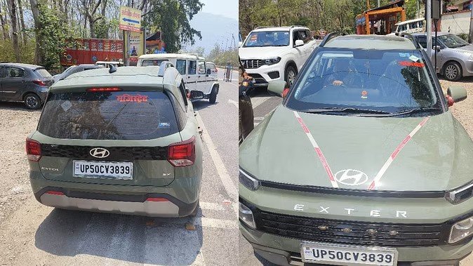 मजिस्ट्रेट लिखी कार को कर दिया सीज