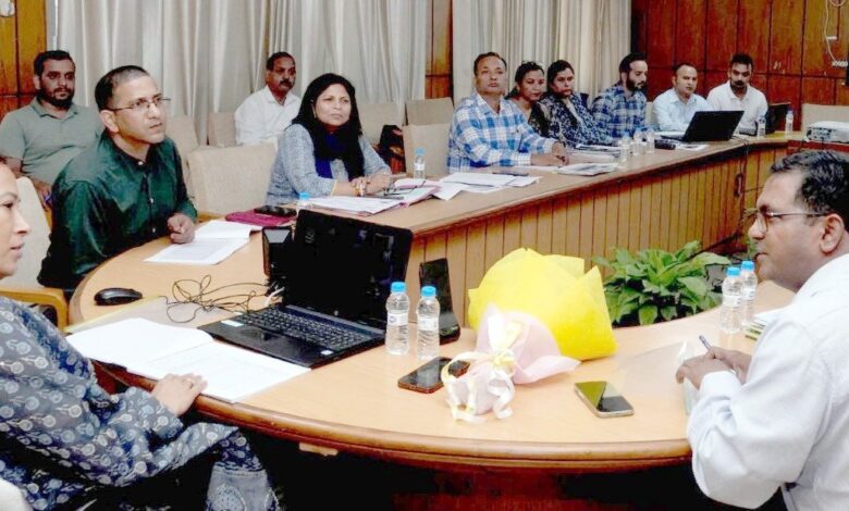 महिला सशक्तीकरण एवं बाल विकास विभाग की समीक्षा बैठक आयोजित
